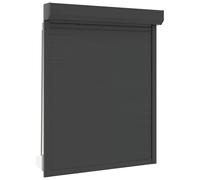 vidaXL Tapparella Avvolgibile Moderna Innovativa Prefabbricata Funzionale Alte Prestazioni Durevole Serranda Tenda in Alluminio 120x150 cm Antracite