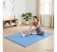 vidaXL Tappeti 40 pz Blu 14,4 m² Schiuma EVA