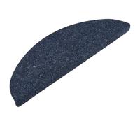 vidaXL Tappeti Adesivi per Scale 15 pz 56x17x3 cm Blu