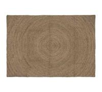 vidaXL Tappeti per area Grigio 140 x 200 cm Juta