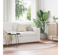 vidaXL Tappeto Sabbia 100 x 200 cm Pieghevole, Design Antiscivolo, in Cotone e Poliestere, Uso Interno, Lavabile in Lavatrice, Stile Moderno per Soggiorno, Camera da Letto e Corridoio. Leggero e Com