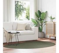 vidaXL Tappeti per area HUARTE Verde foresta 140 x 200 cm Poliestere