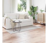 vidaXL Tappeti per area LUGO Crema e Grigio 80 x 150 cm Poliestere