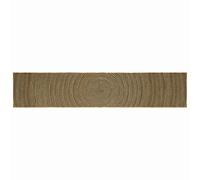 vidaXL Tappeti per area Nero 60 x 400 cm Juta