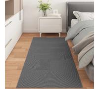 vidaXL Tappeti per area PALMERAS Antracite 200 x 80 cm Poliestere