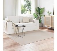 vidaXL Tappeti per area Quadrato Crema 120 x 120 cm