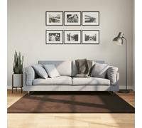 vidaXL Tappeti per area Quadrato HUARTE Marrone 160 x 160 cm