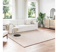 vidaXL Tappeti per area Quadrato SIROLO Beige 240 x 240 cm Poliestere