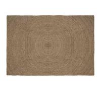 vidaXL Tappeti per area Rettangolare Grigio 160 x 230 cm Juta