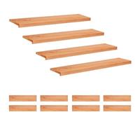 vidaXL Tappeti per scale 12 pz 120 x 30 x 2 cm Vernice
