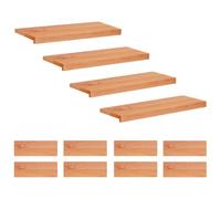 vidaXL Tappeti per scale 12 pz 70 x 25 x 2 cm Vernice