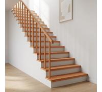 vidaXL Tappeti per scale 16 pz 70 x 30 x 2 cm Vernice