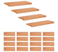 vidaXL Tappeti per scale 20 pz 80 x 25 x 2 cm Vernice