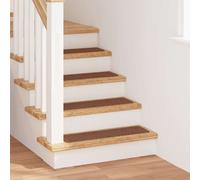 Tappetini Antiscivolo per Scale 15 pz 75 x 20 cm Giallo PP