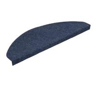 vidaXL Tappetini Autoadesivi per Scale 15 pz 65x22,5x3,5 cm Blu