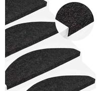 vidaXL Tappetini Autoadesivi per Scale 20 pz Antracite 65x22,5x3,5 cm