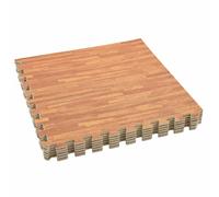 vidaXL Tappetini da Esercizio Puzzle 12 pcs Marrone 4,32 ㎡ Schiuma EVA