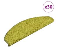 vidaXL Tappetini per scale 30 pz 65x21x4 cm Verde Semicircolari Grandi