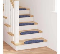 vidaXL Tappetini per scale autoadesivi 15 pz 56 x 17 x 3 cm Non-Slip