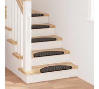 vidaXL Tappetini per scale autoadesivi 15 pz 56 x 17 x 3 cm Non-Slip