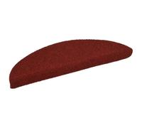 vidaXL 15x Tappetini Autoadesivi per Scale 56x17x3 cm Rosso Passatoia Stuoino