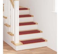 vidaXL Tappetini per scale autoadesivi 15 pz 65 x 21 x 4 cm Non-Slip