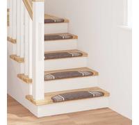 vidaXL Tappetini per scale autoadesivi 15 pz 65 x 21 x 4 cm Non-Slip