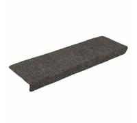 vidaXL Tappetini per Scale Tessuto Agugliato 15 pz 65x21x4cm Antracite
