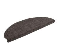 vidaXL Tappetini per Scale autoadesivi 15 pz 65x21x4 cm Antracite Semicircolari Grandi