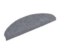 vidaXL 15x Tappetini Autoadesivi per Scale 65x21x4 cm Grigio Chiaro Passatoia