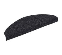 vidaXL 15x Tappetini Autoadesivi per Scale 65x21x4 cm Nero Passatoia Stuoino