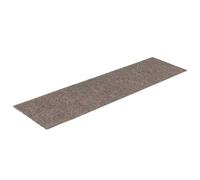 vidaXL Tappetini per Scale autoadesivi 15 pz 76x20 cm Beige rettangolari