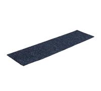 vidaXL Tappetini per Scale autoadesivi 15 pz 76x20 cm Grigio Blu Rettangolari