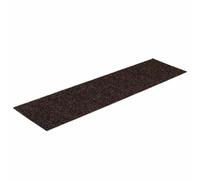vidaXL Tappetini per Scale autoadesivi 15 pz 76x20 cm Marrone Scuro rettangolari