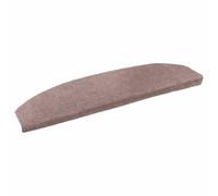 vidaXL Tappetini per scale autoadesivi 15 pz 80 x 24,5 x 3,5 cm Beige