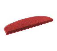 vidaXL Tappetini per scale autoadesivi 15 pz 80 x 24,5 x 3,5 cm Rosso