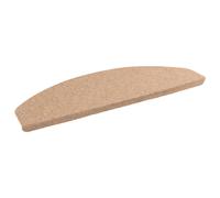 vidaXL Tappetini per scale autoadesivi 15 pz 80 x 28 x 3,5 cm Beige