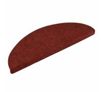 vidaXL Tappetini Adesivi per Scale 5 pz Rossi 56x17x3 cm Agugliati