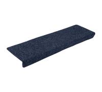 vidaXL Tappetini per Scale Tessuto Agugliato 5 pz 65x21x4 cm Antracite