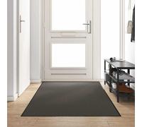 vidaXL Tappetino Altro Antracite e Nero 120 x 250 cm Poliammide e PVC