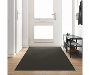 vidaXL Tappetino Altro Antracite e Nero 120 x 350 cm Poliammide e PVC