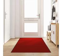 vidaXL Tappetino Altro Rosso e Nero 120 x 400 cm Poliammide e PVC
