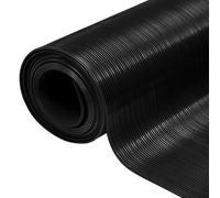 vidaXL Tappetino Antiscivolo a Coste Fine Protezione Pavimento Passatoia Casa Garage Piscina AntiGraffio in Gomma Riciclata 1,5x2 m 3 mm