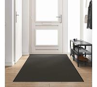 vidaXL Tappetino Antracite e Nero 120 x 400 cm Poliammide e PVC