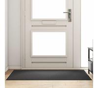vidaXL Tappetino Antracite e Nero 90 x 150 cm Polipropilene e vinile