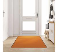 vidaXL Tappetino Arancione e Nero 120 x 250 cm Poliammide e PVC