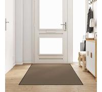 vidaXL Tappetino Beige e Nero 120 x 250 cm Polipropilene e vinile