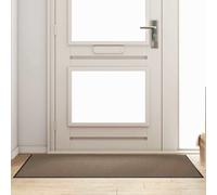 vidaXL Tappetino Beige e Nero 90 x 150 cm Polipropilene e vinile