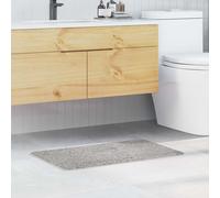 vidaXL Tappetino da bagno antiscivolo Grigio 50 x 80 cm PP