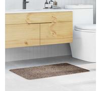 vidaXL Tappetino da bagno antiscivolo Marrone 60 x 90 cm PP